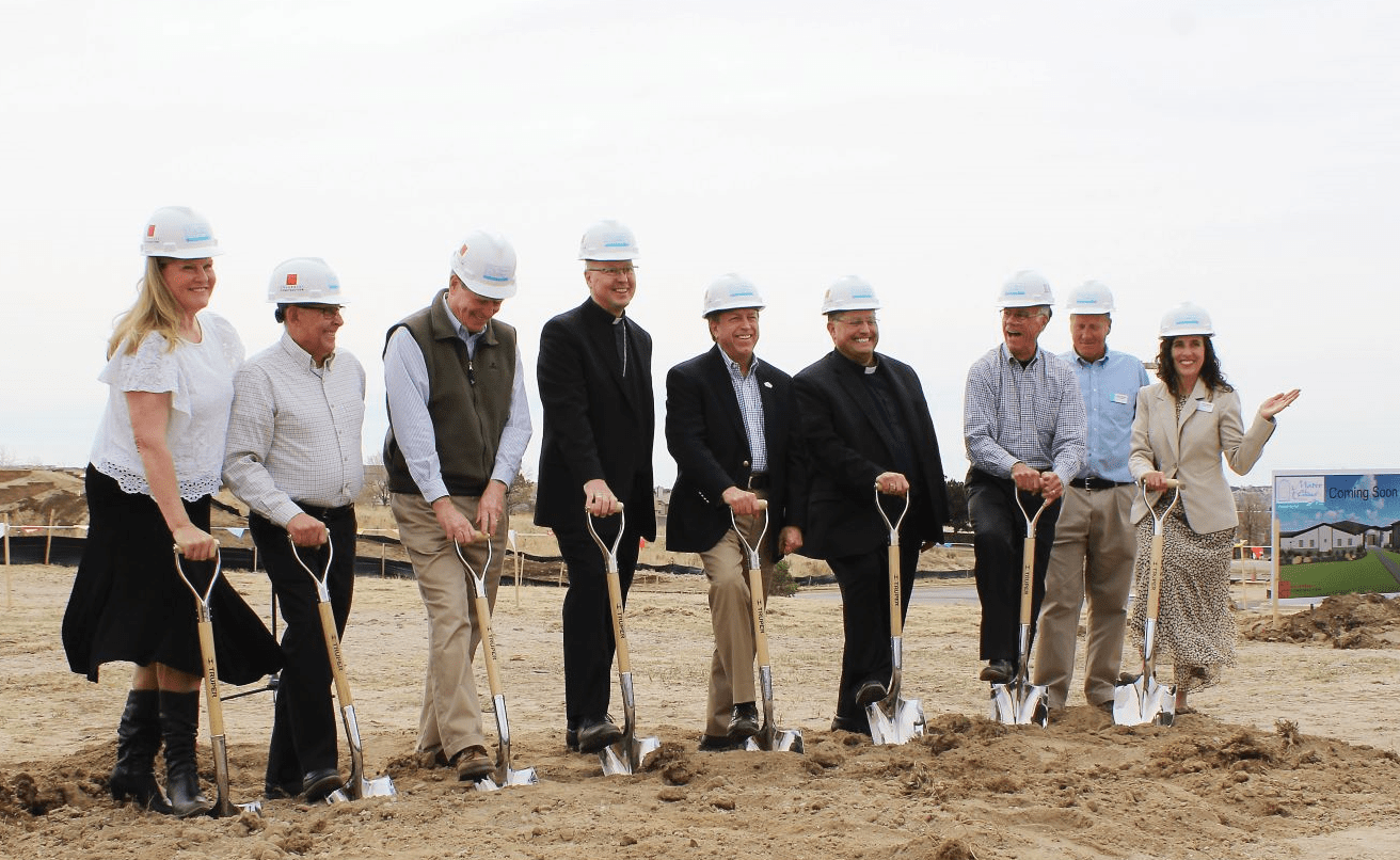 We've Broken and Blessed the Ground! | Mater Filius Colorado Springs